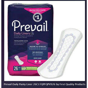 9 PK CASE of Prevail® Daily Very Light Absorbency Bladder Control Liners 26 ct.